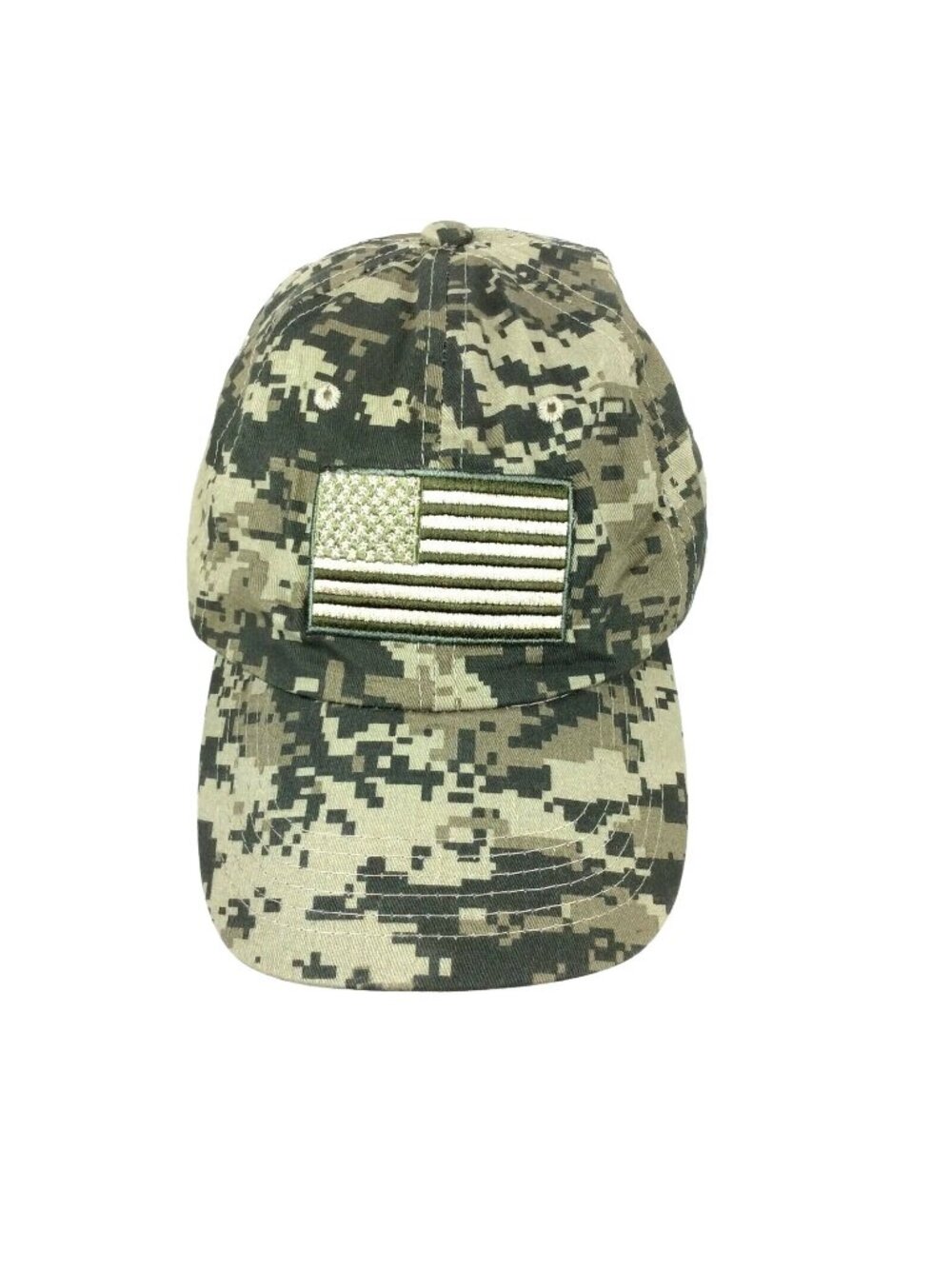 Digital Camo Cap Embroidered American Flag Patch Safe Racks Brand Adjustable